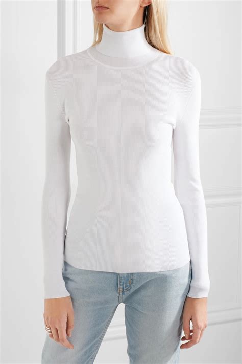 michael kors white turtleneck sweater|The Perfect Women's Designer Sweaters .